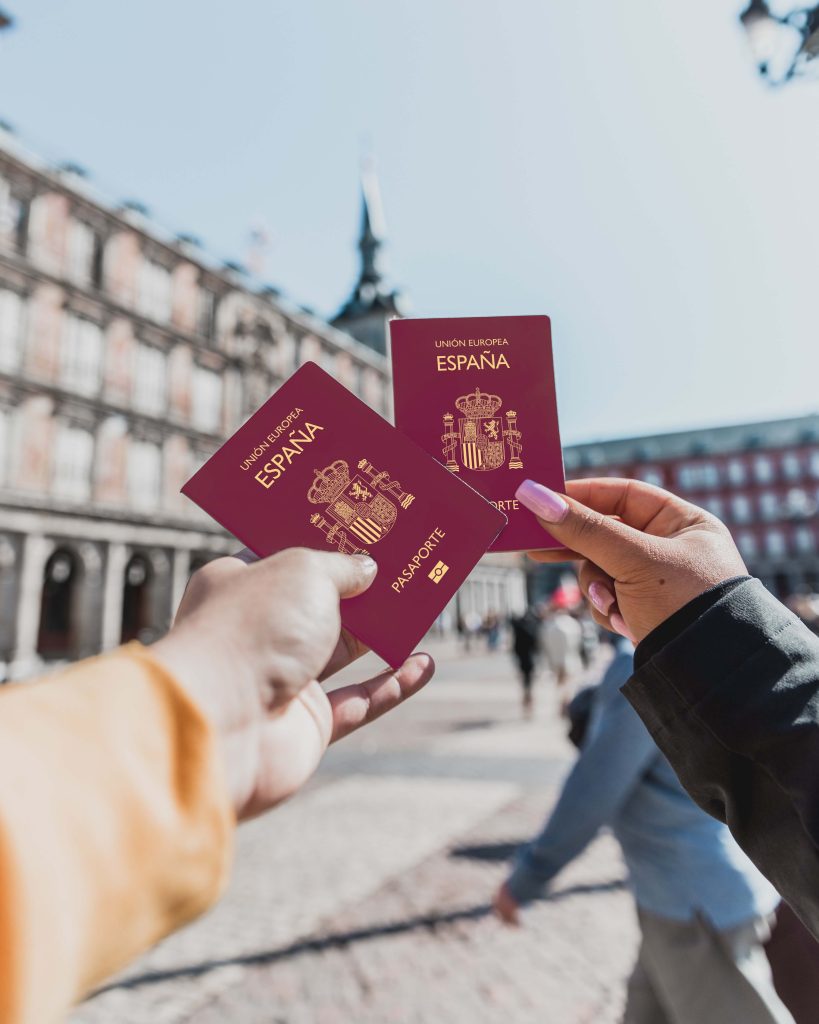 pasaporte español tipos de visado